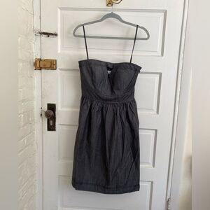 Calvin Klein Grayish Black Strapless Dress Size 4
